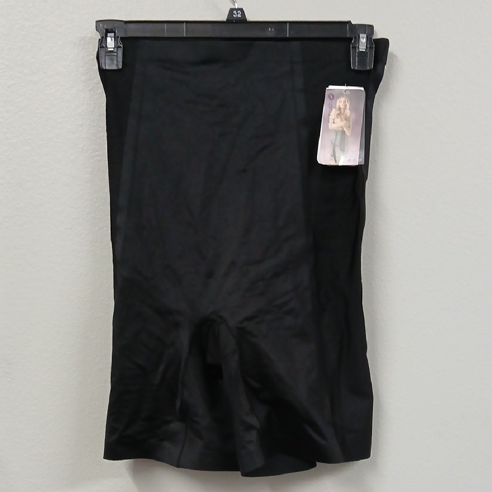 Body Hush Women's The Catwalk Thigh Control Sexy Comfy Shapewear, Black, 2XL
